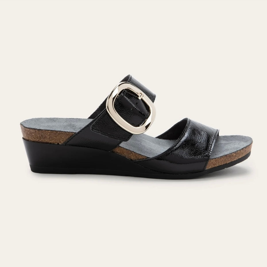 NAOT MAGIC BLACK CRINKLE PATENT