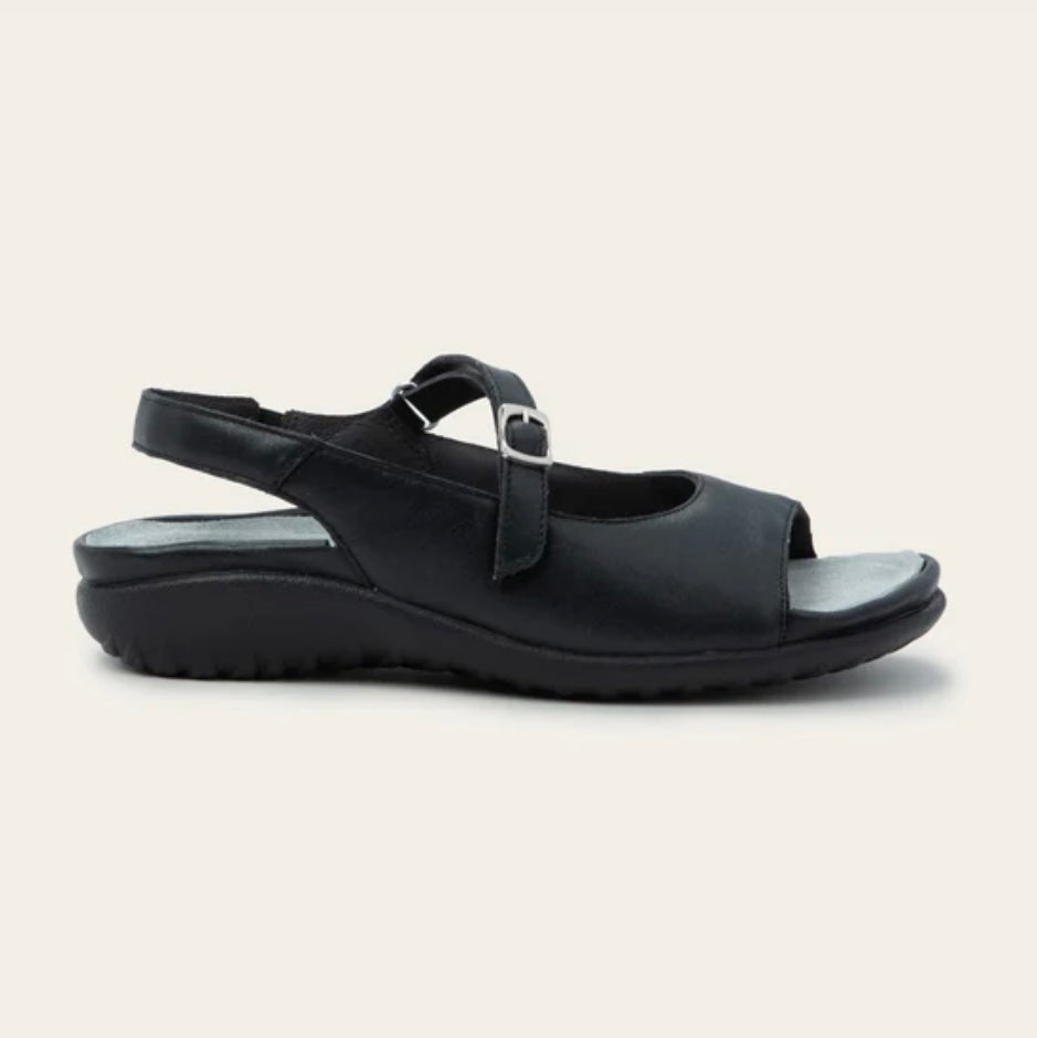 NAOT TOKA BLACK SHINY LEATHER