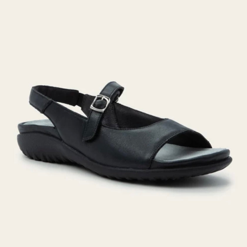 NAOT TOKA BLACK SHINY LEATHER