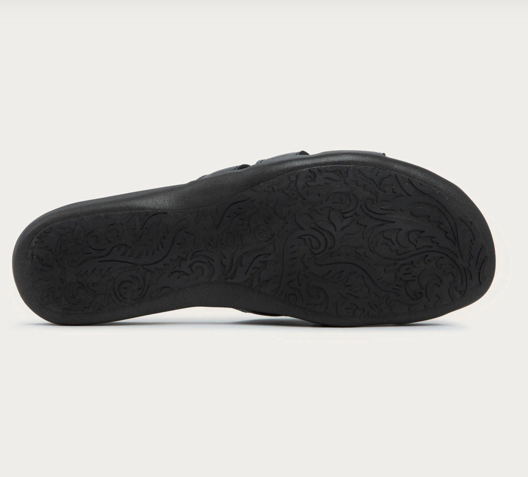 NAOT LIV BLACK JET LEATHER