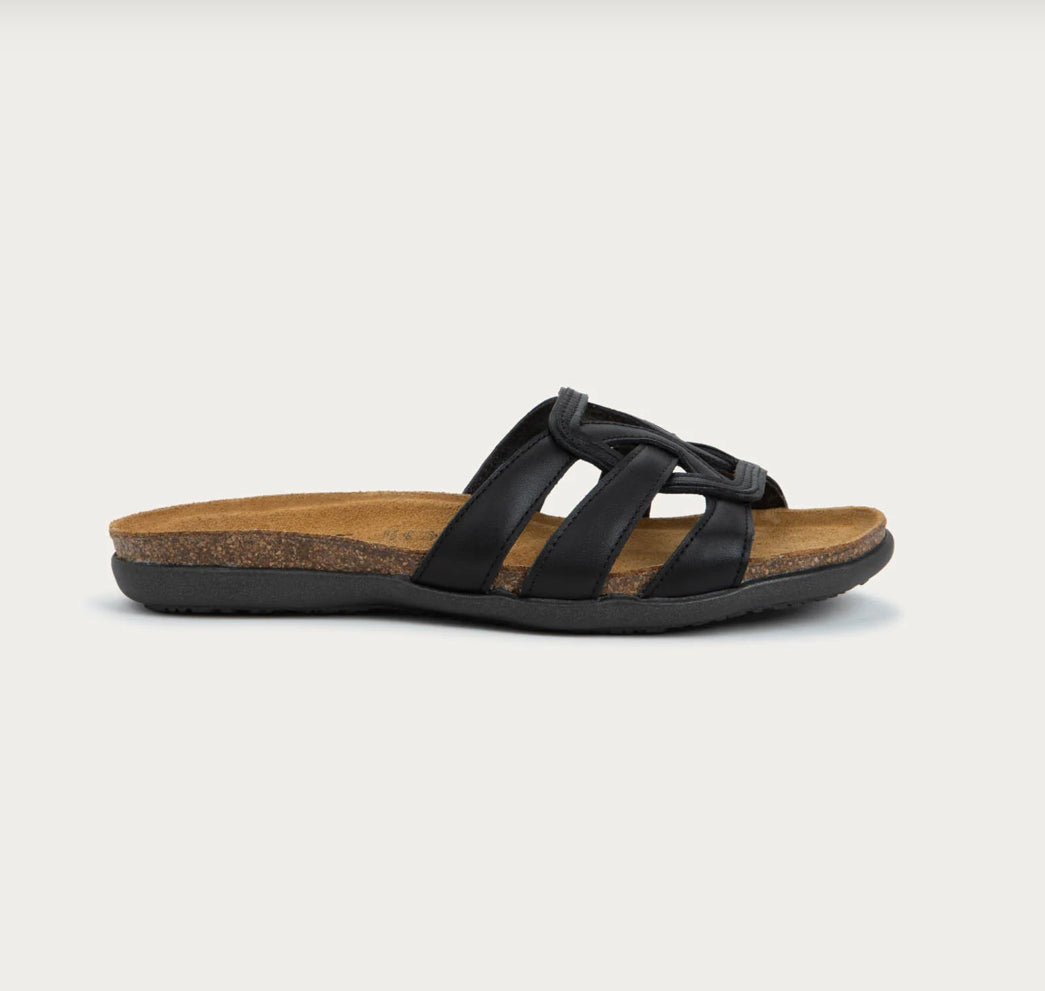 NAOT LIV BLACK JET LEATHER