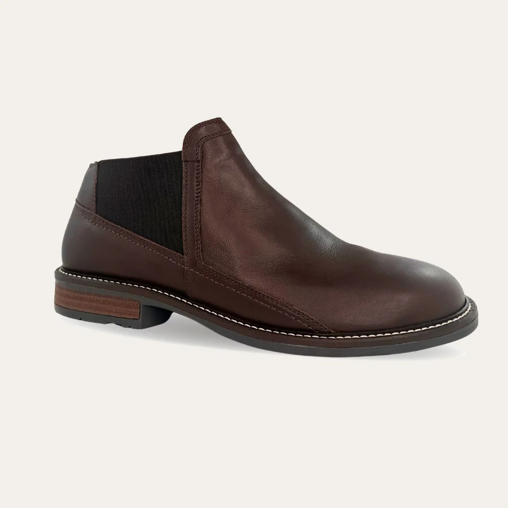 NAOTM Business Dark Brown Water Resistant Leather