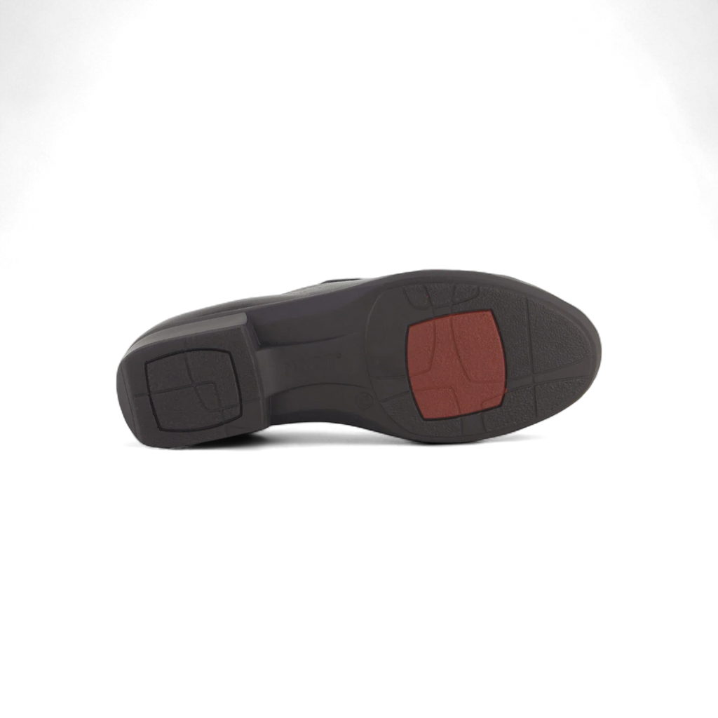 NAOT Bentu Black Crinkle Patent Lthr