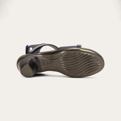 Naot Innovate Polar Sea  Lthr/Navy w/ Clear Rhinestones