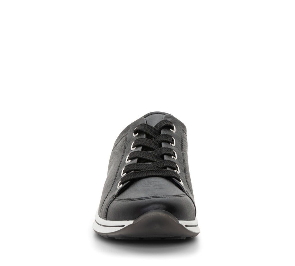 ara 197-230 Orlando black leather sneaker slide