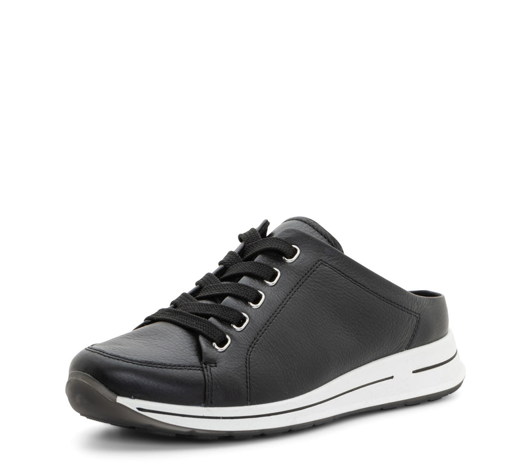 ara 197-230 Orlando black leather sneaker slide