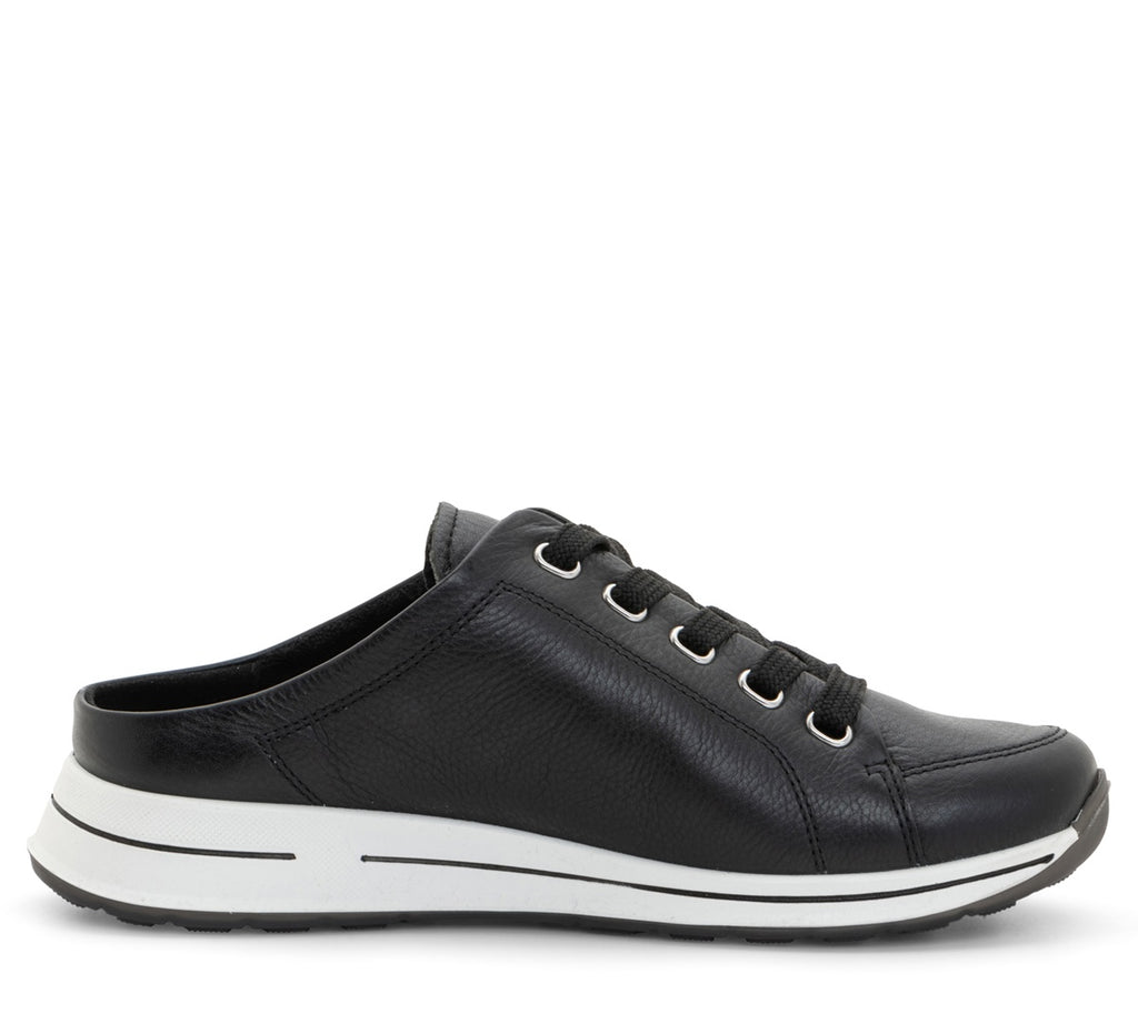ara 197-230 Orlando black leather sneaker slide