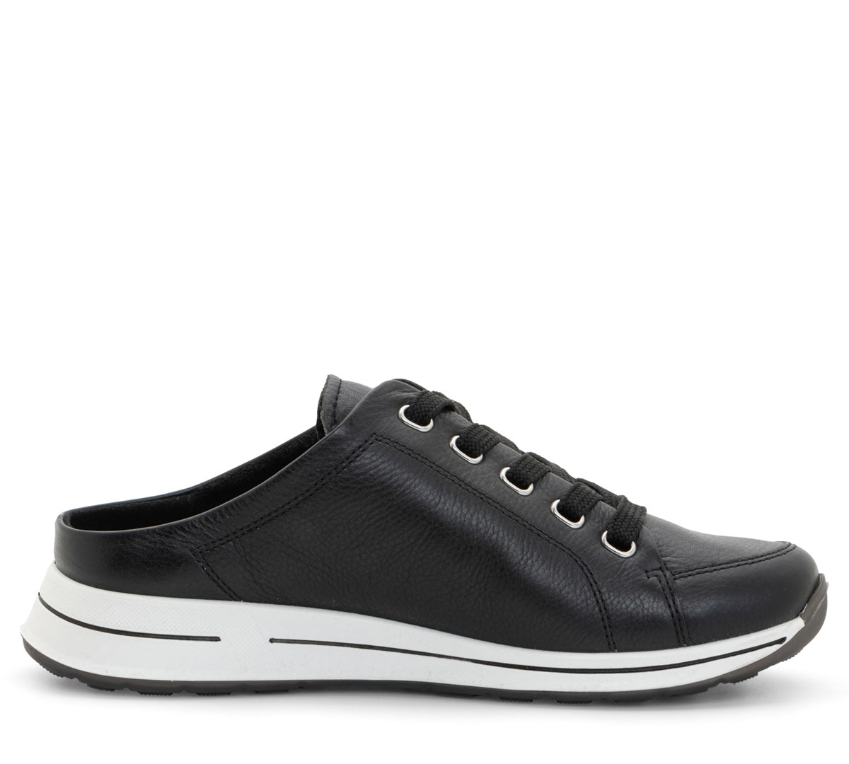 ara 197-230 Orlando black leather sneaker slide