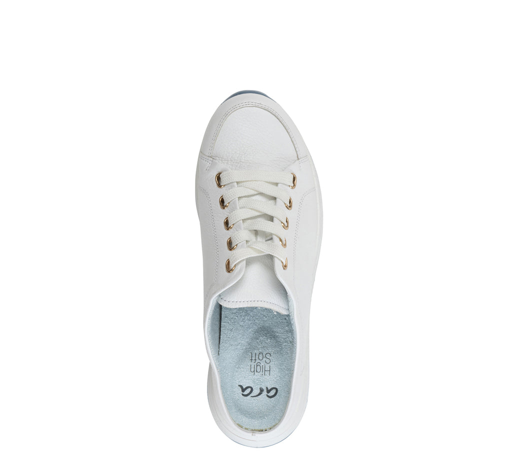 ara 597-230 Orlando white leather sneaker slide