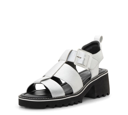 ara 7101-240 Palm silver metallic leather