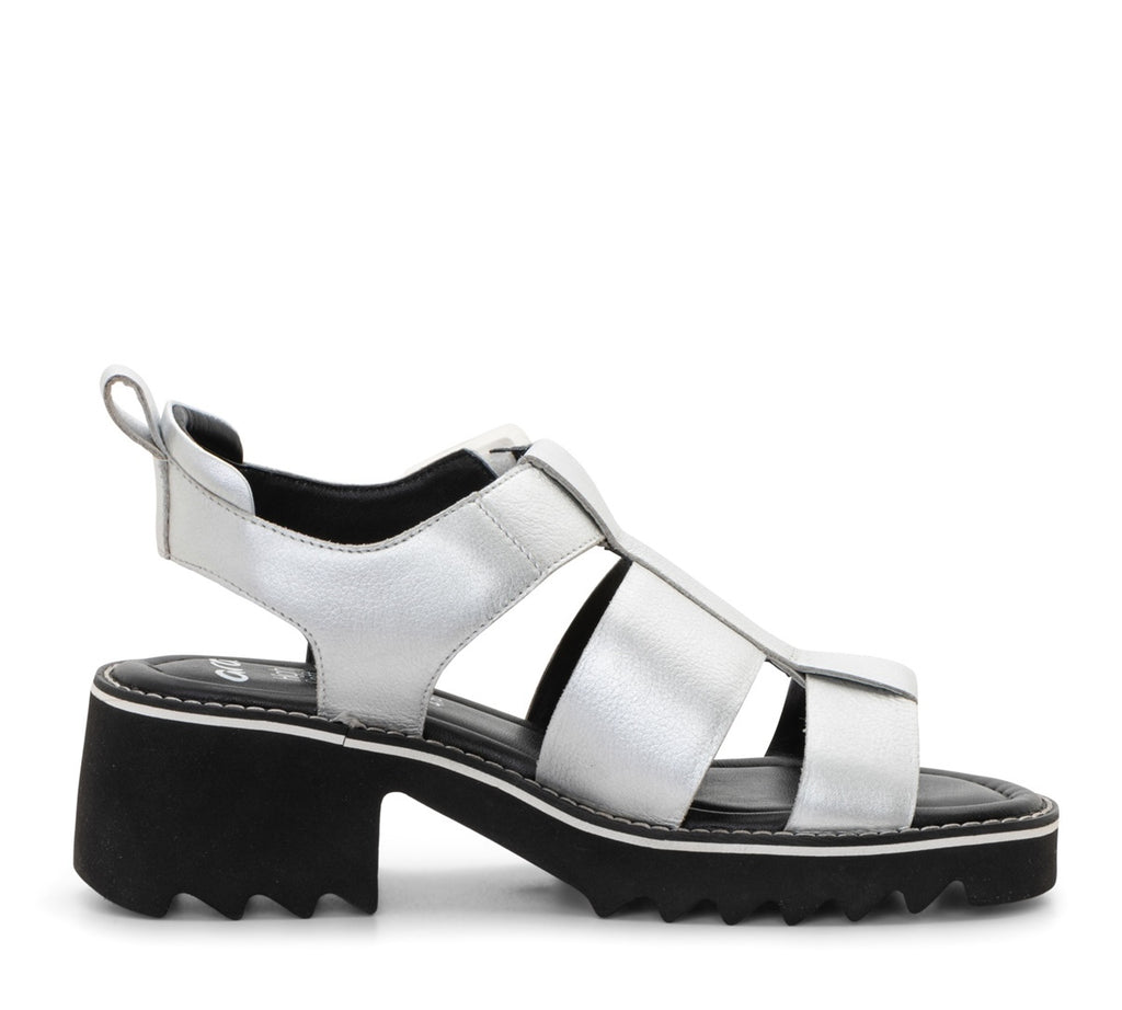 ara 7101-240 Palm silver metallic leather