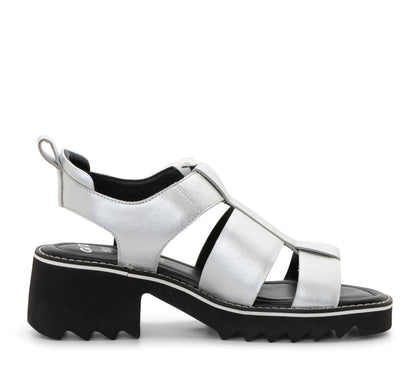 ara 7101-240 Palm silver metallic leather