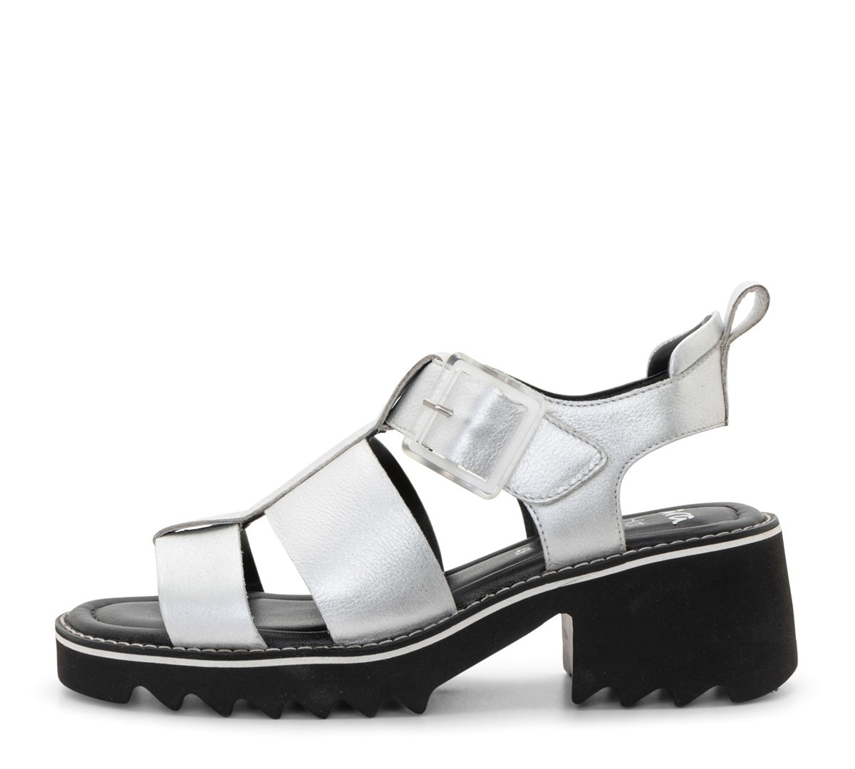 ara 7101-240 Palm silver metallic leather