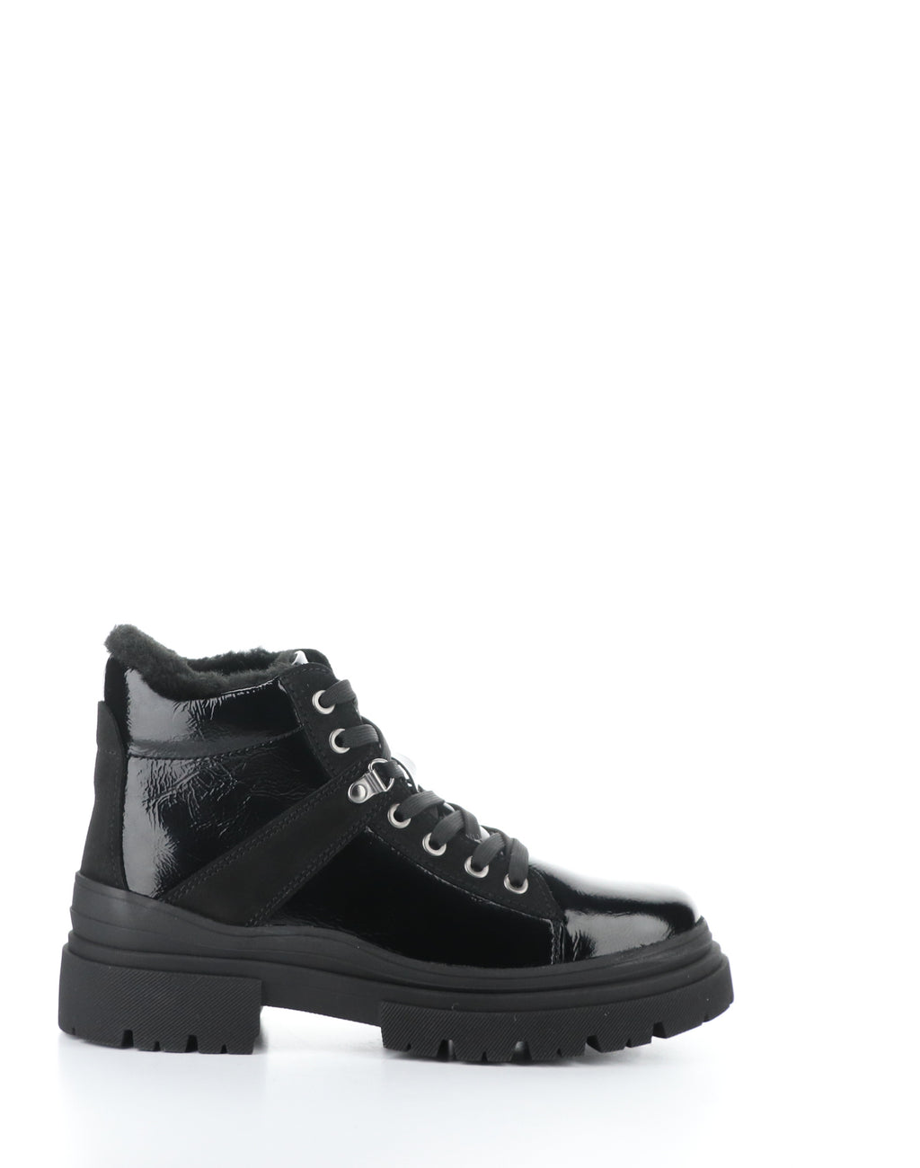 BC River Black Patent suede