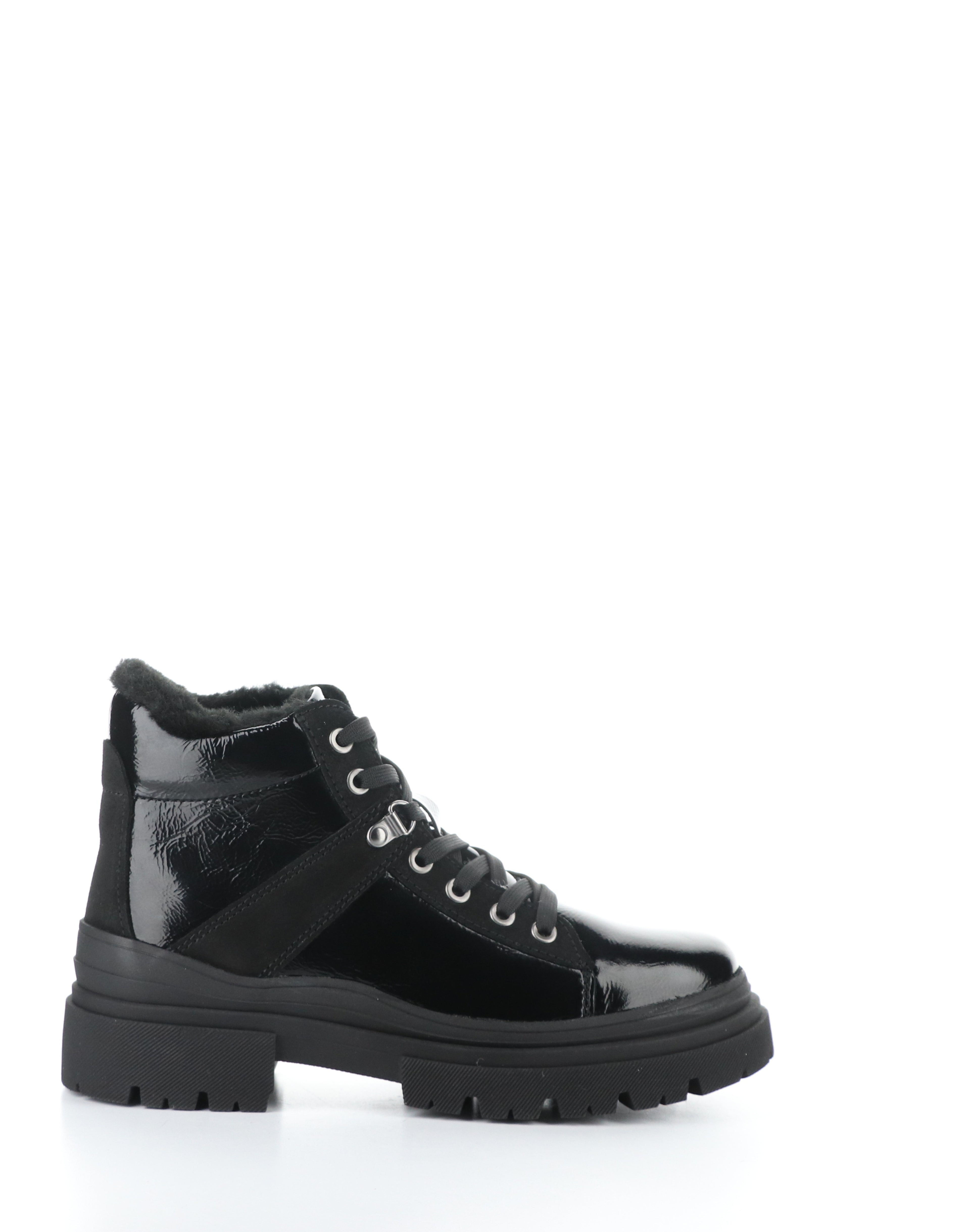 BC River Black Patent suede