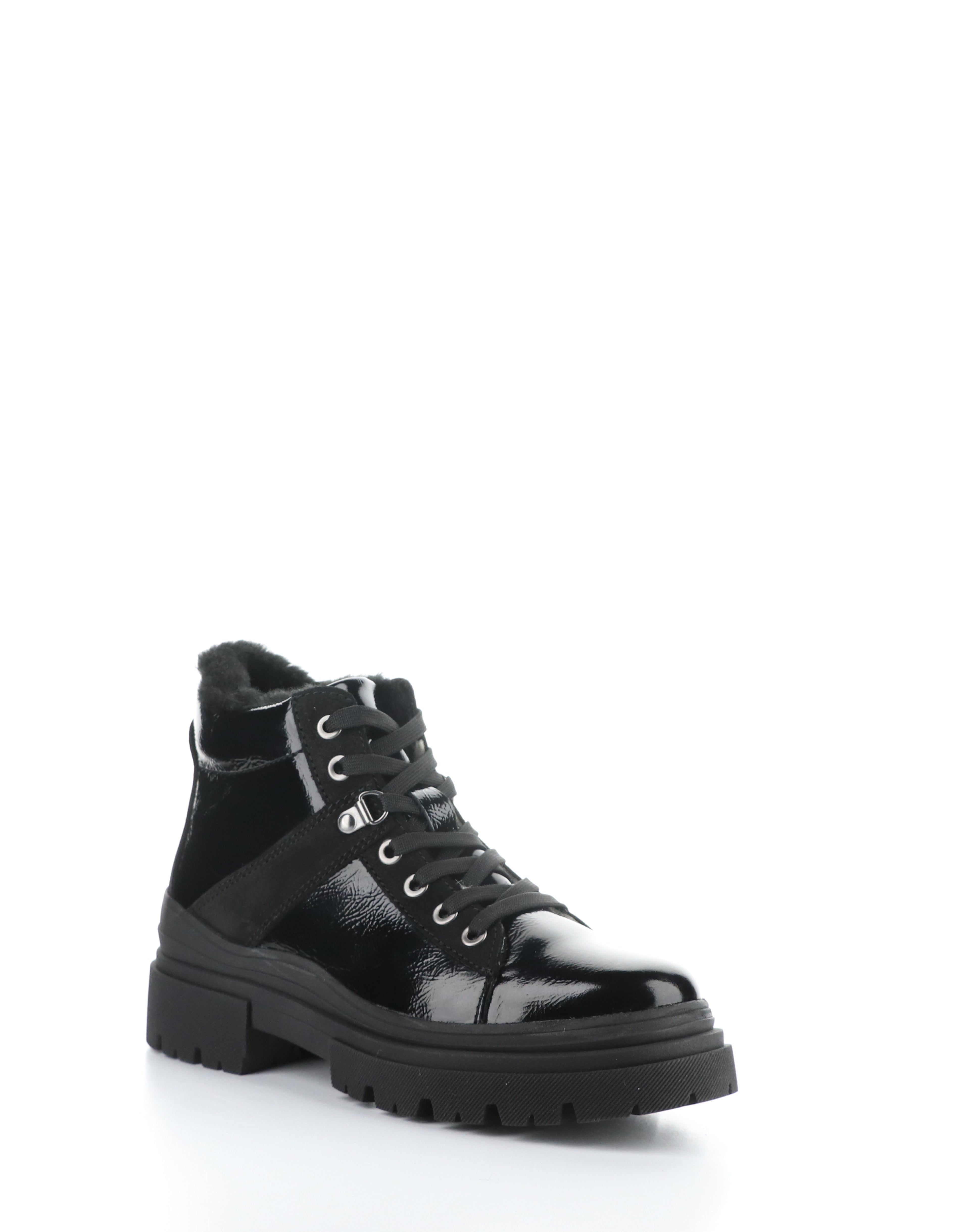 BC River Black Patent suede