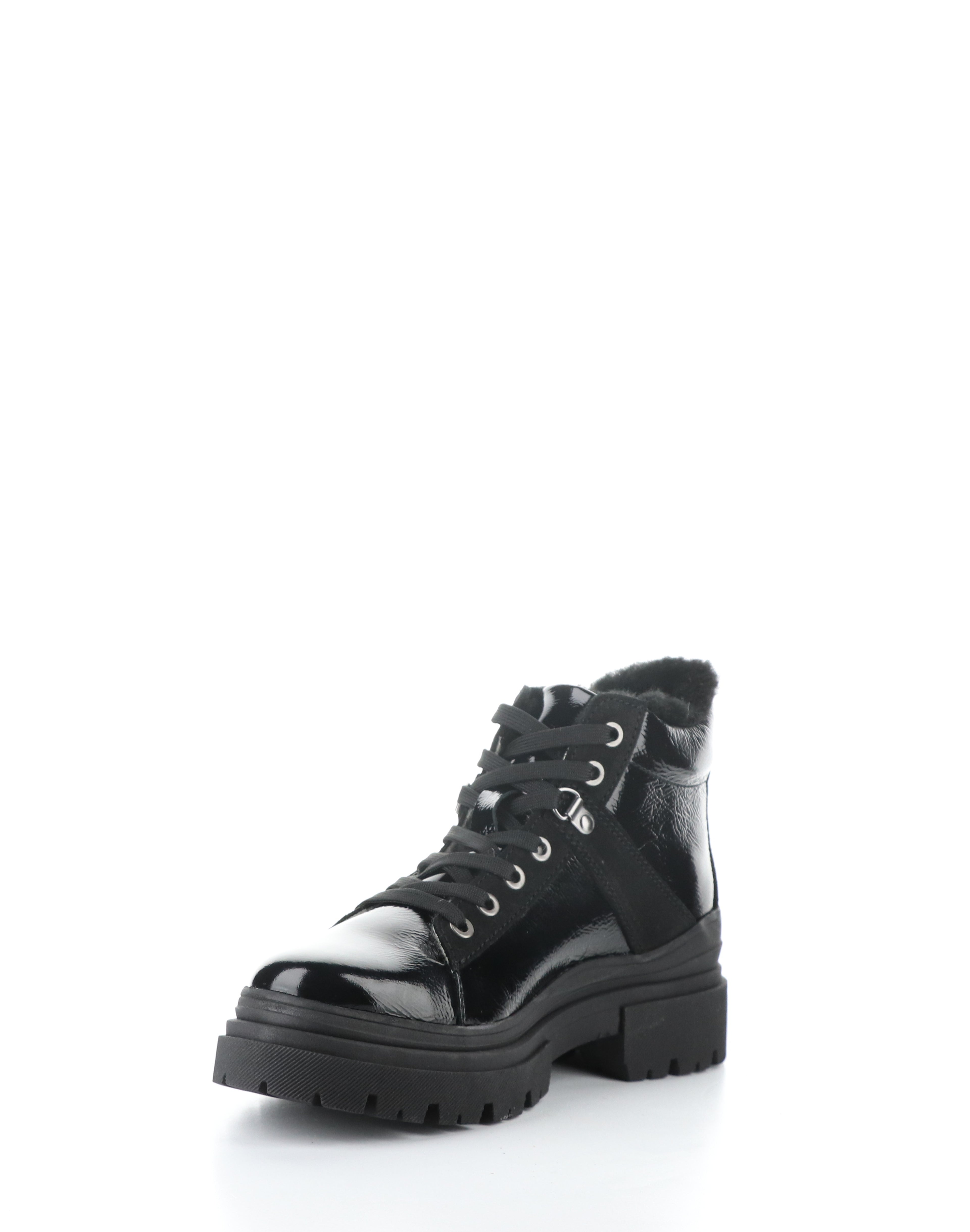 BC River Black Patent suede