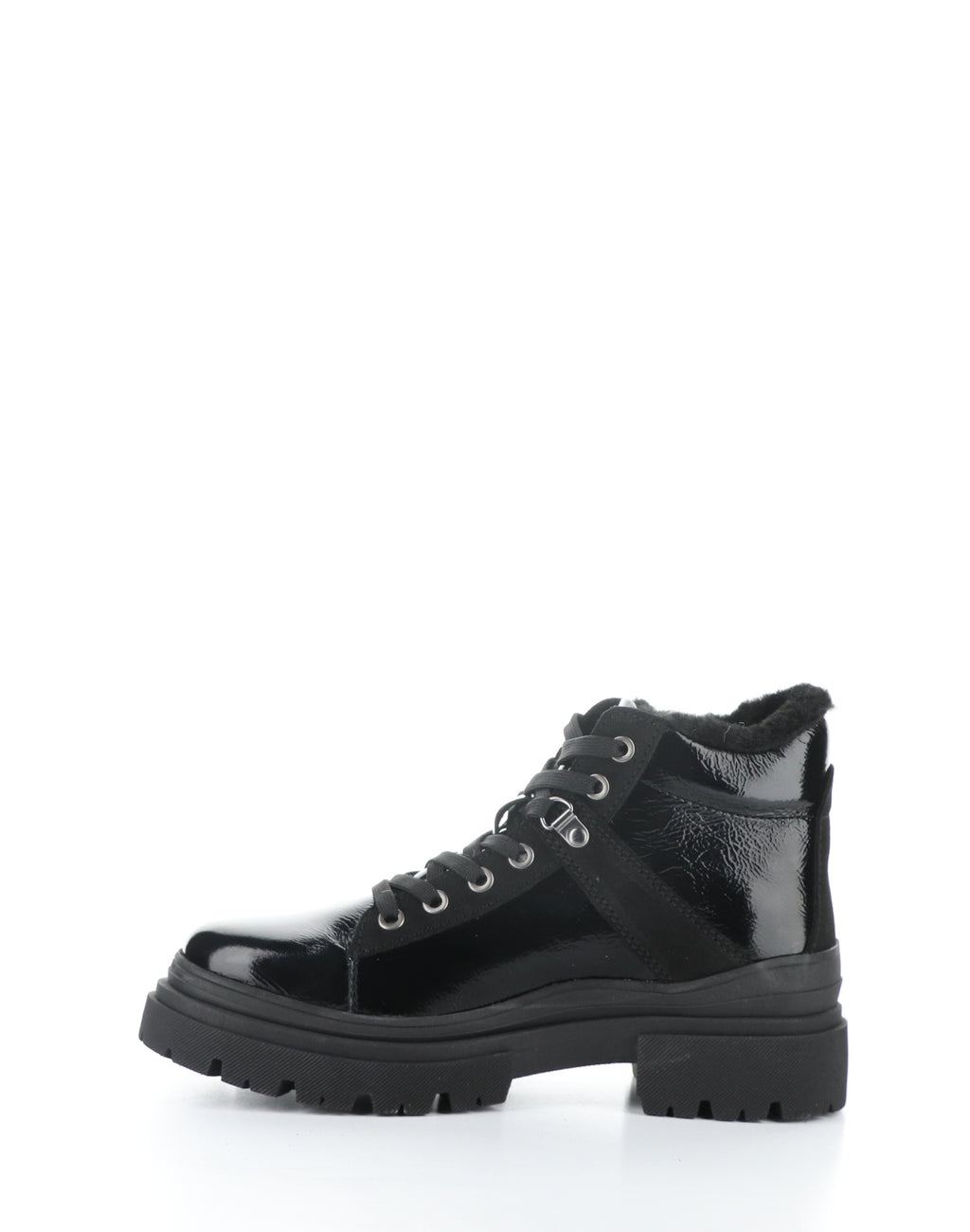 BC River Black Patent suede