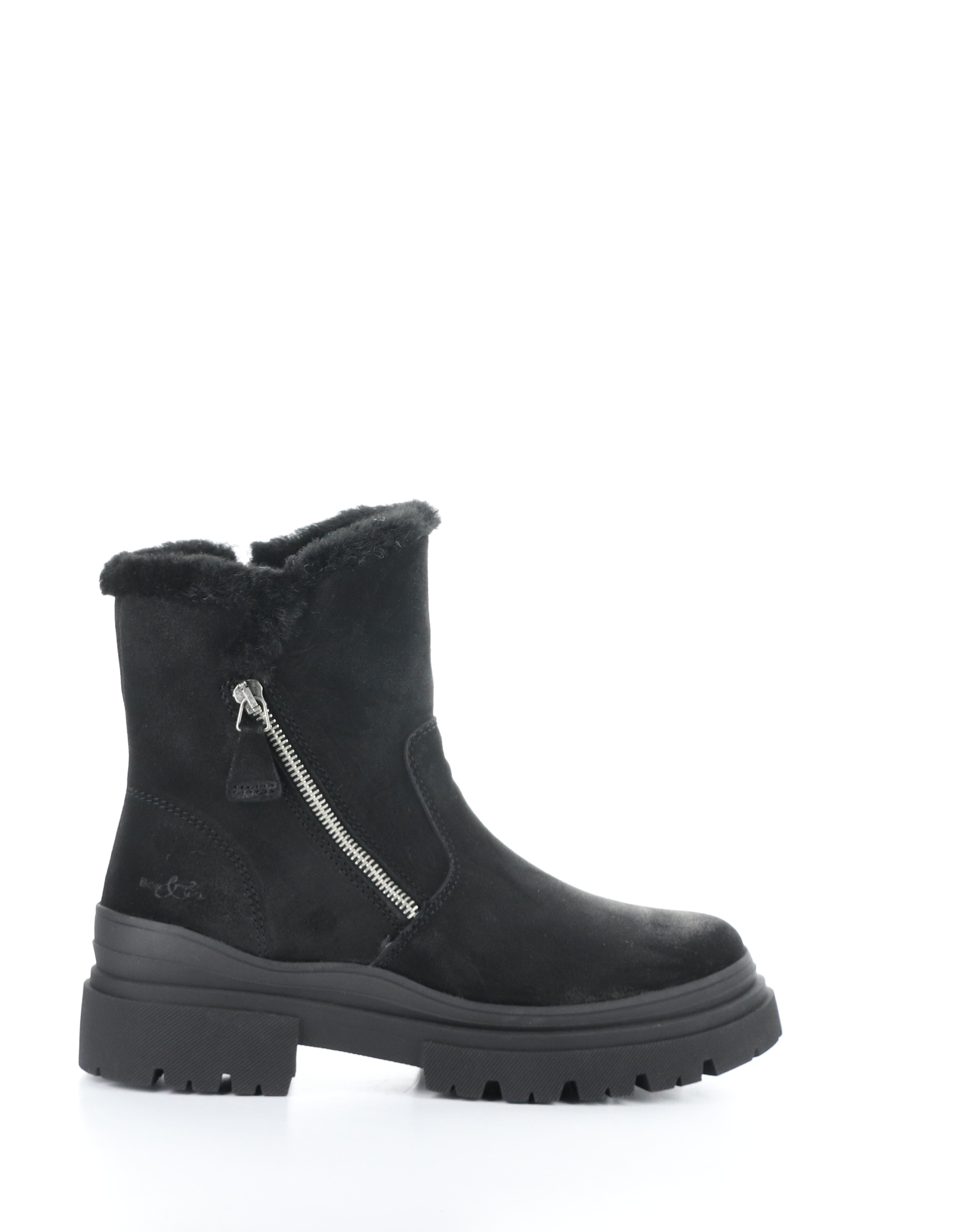 BC ROCKY BLACK SUEDE FAUX FUR