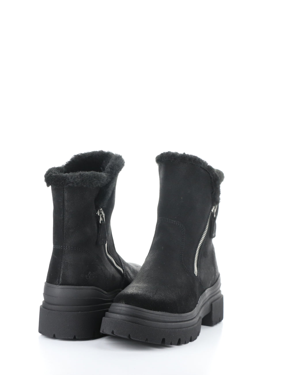 BC ROCKY BLACK SUEDE FAUX FUR