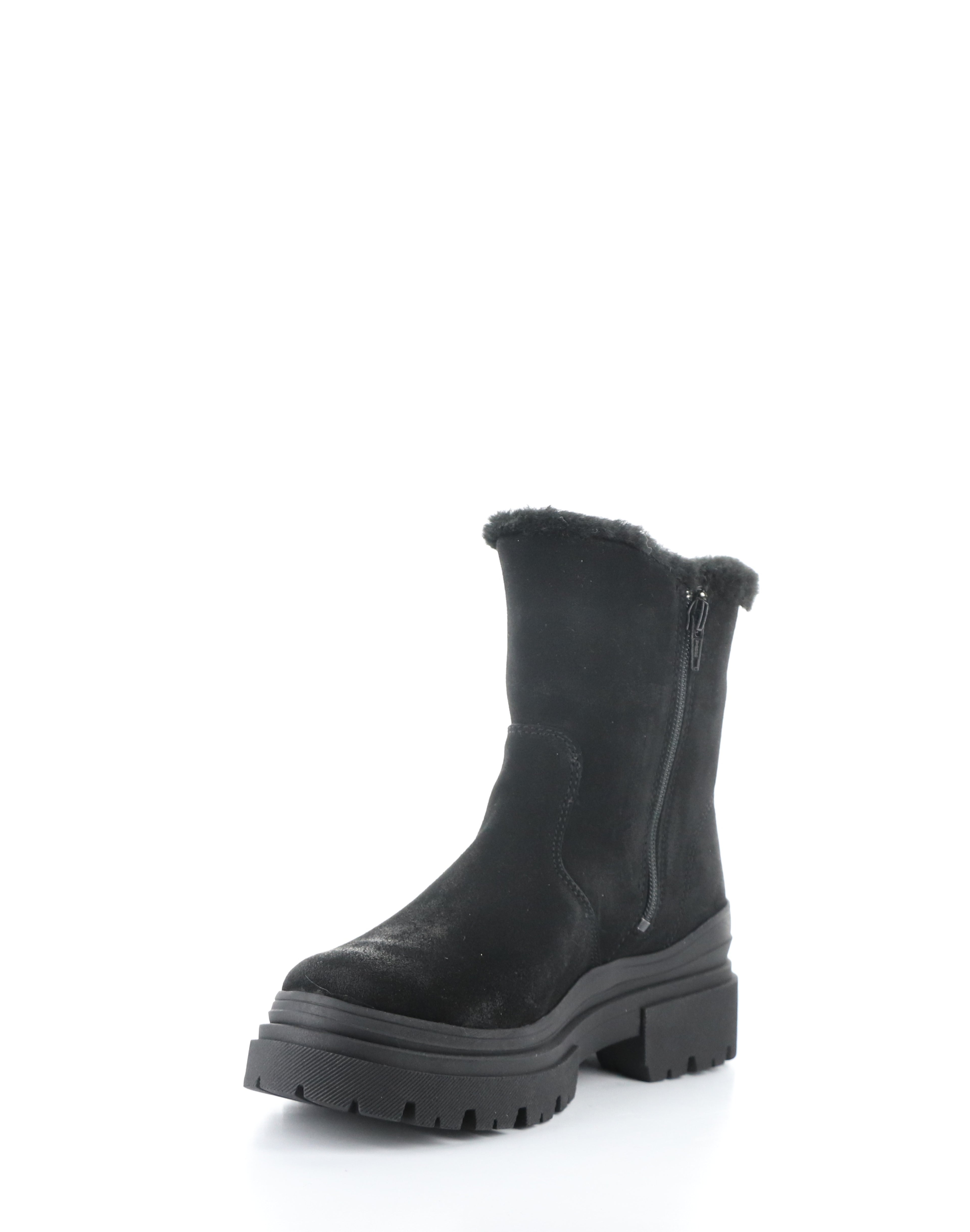 BC ROCKY BLACK SUEDE FAUX FUR