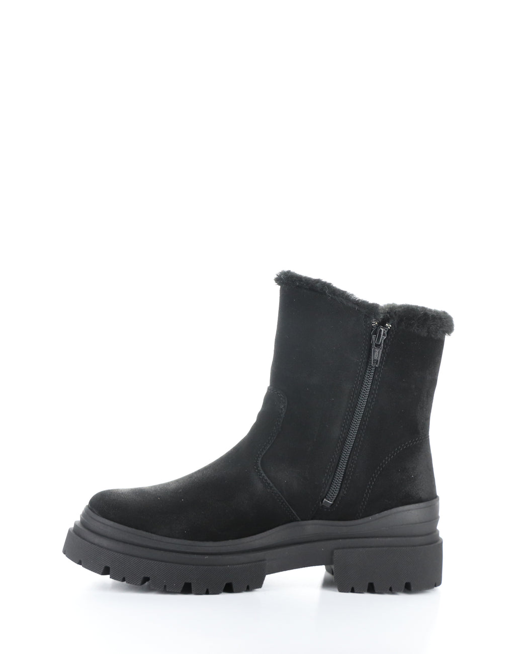 BC ROCKY BLACK SUEDE FAUX FUR