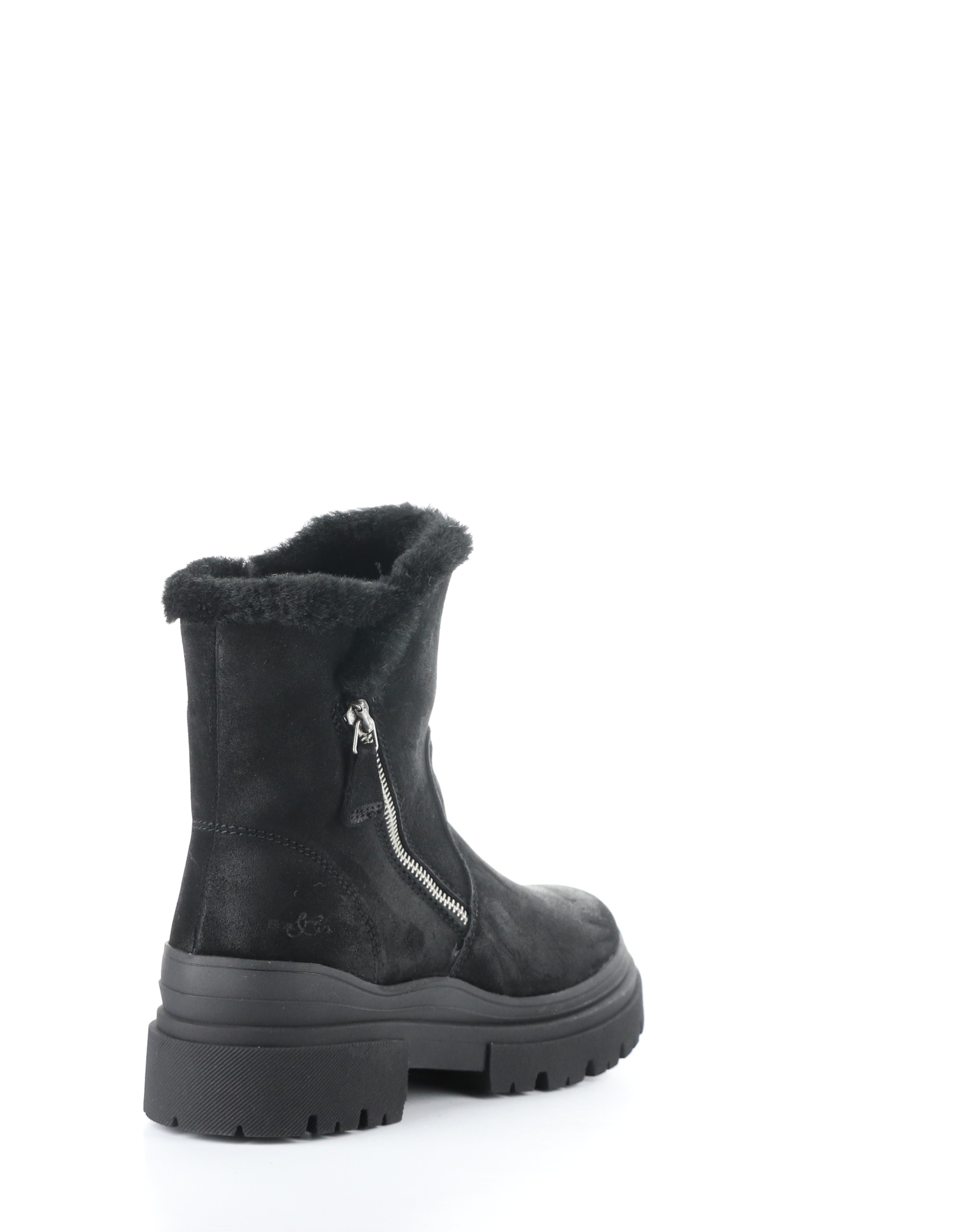 BC ROCKY BLACK SUEDE FAUX FUR