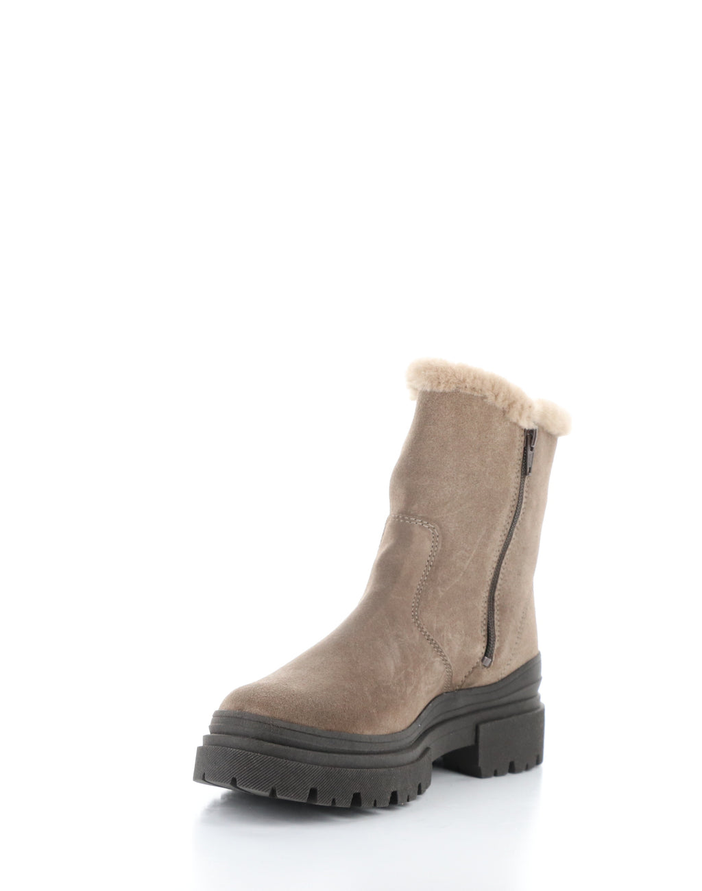 BC ROCKY TAUPE SUEDE FAUX FUR