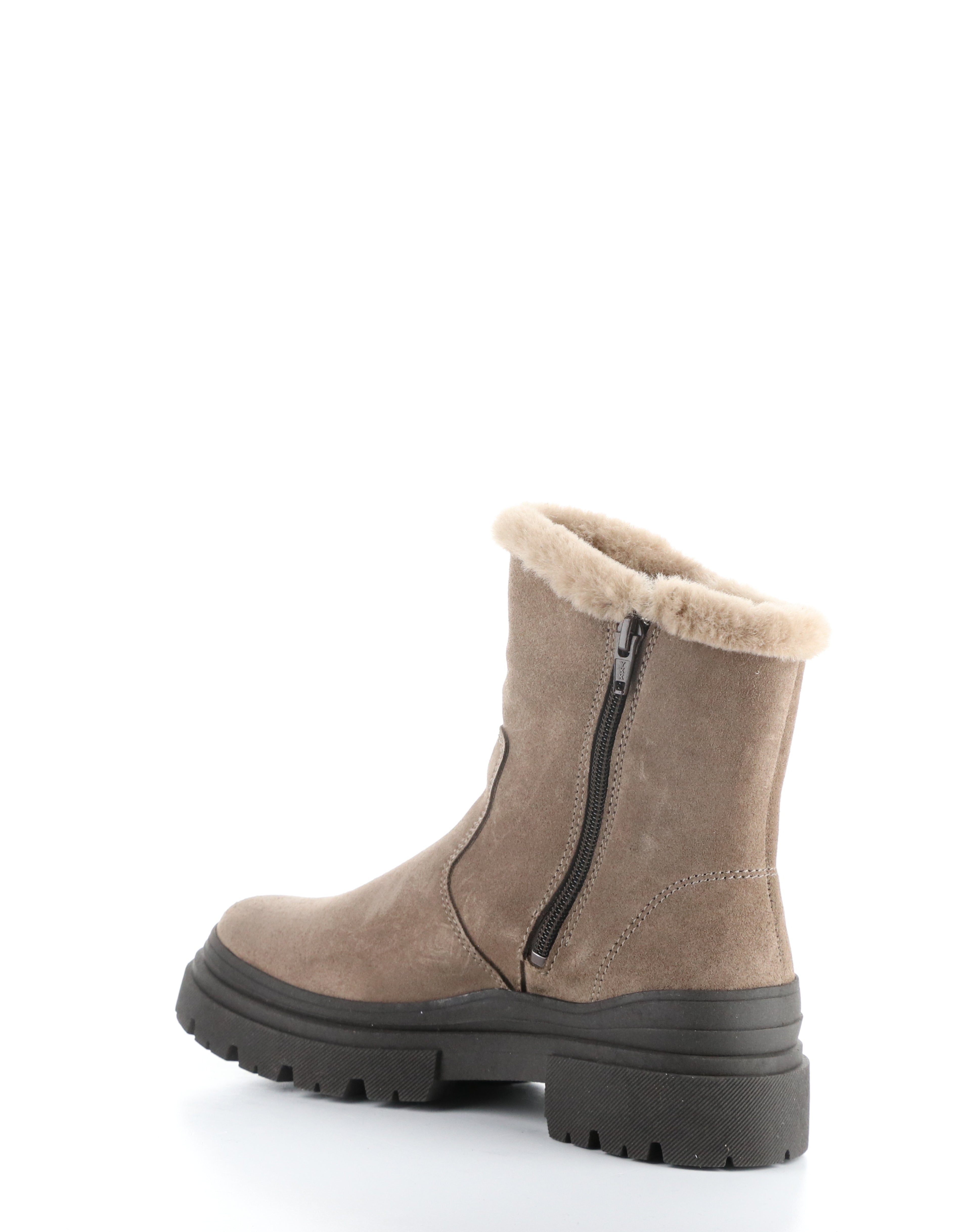 BC ROCKY TAUPE SUEDE FAUX FUR