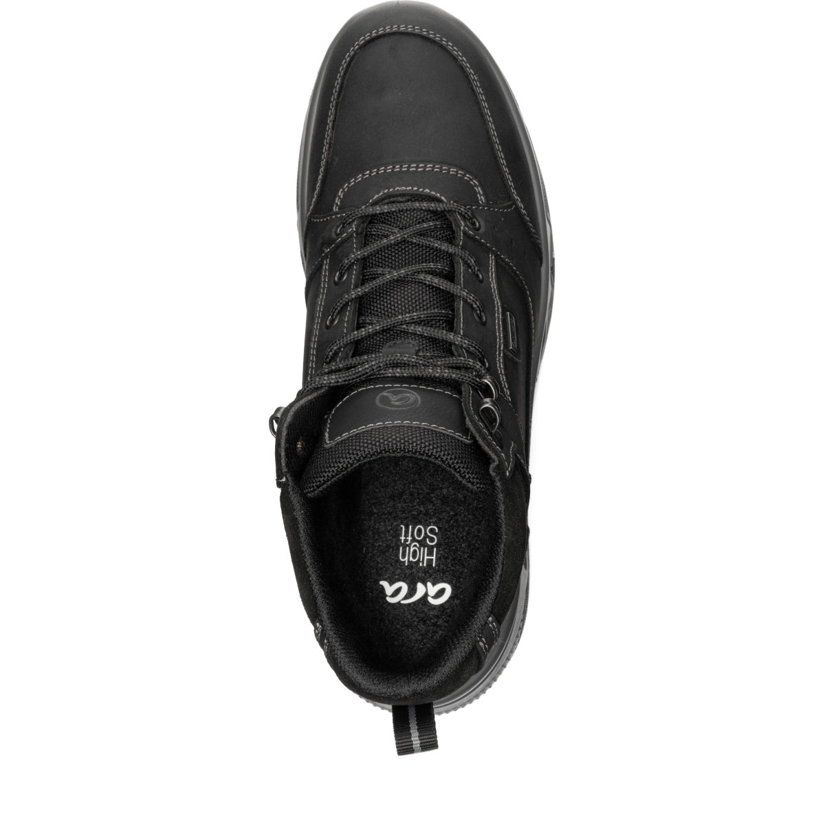 ARAM 1118-295 REUS BLACK OILY NUBUCK