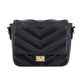 VJ 250-120 The Chevron Charm Black leather