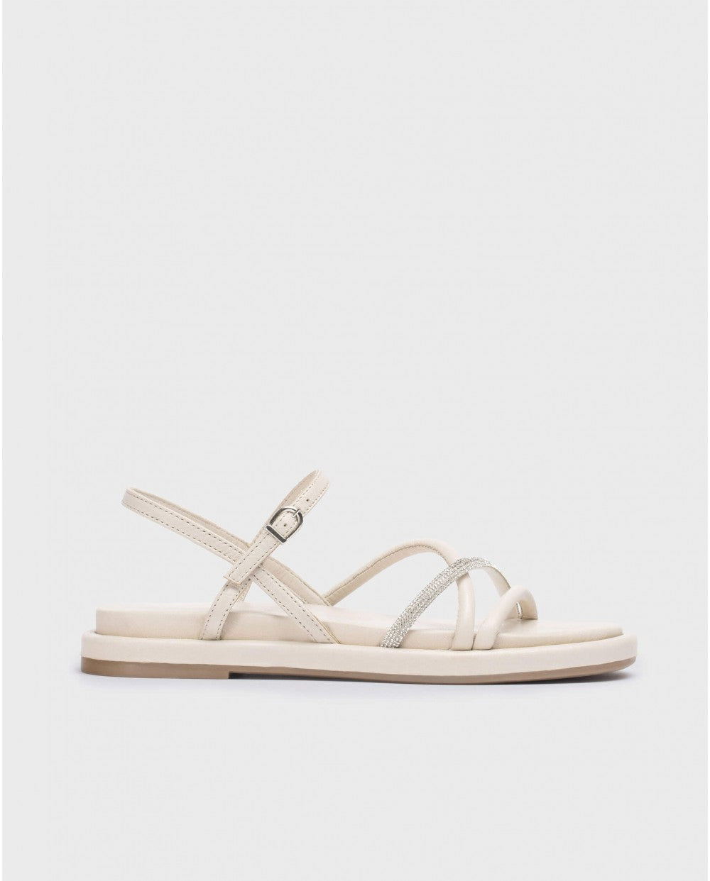 WND 5199-180 OFF WHITE STRAPPY SANDAL