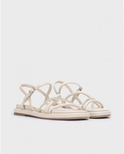 WND 5199-180 OFF WHITE STRAPPY SANDAL