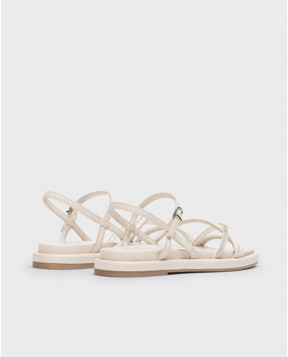 WND 5199-180 OFF WHITE STRAPPY SANDAL