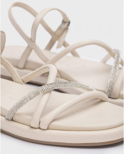 WND 5199-180 OFF WHITE STRAPPY SANDAL