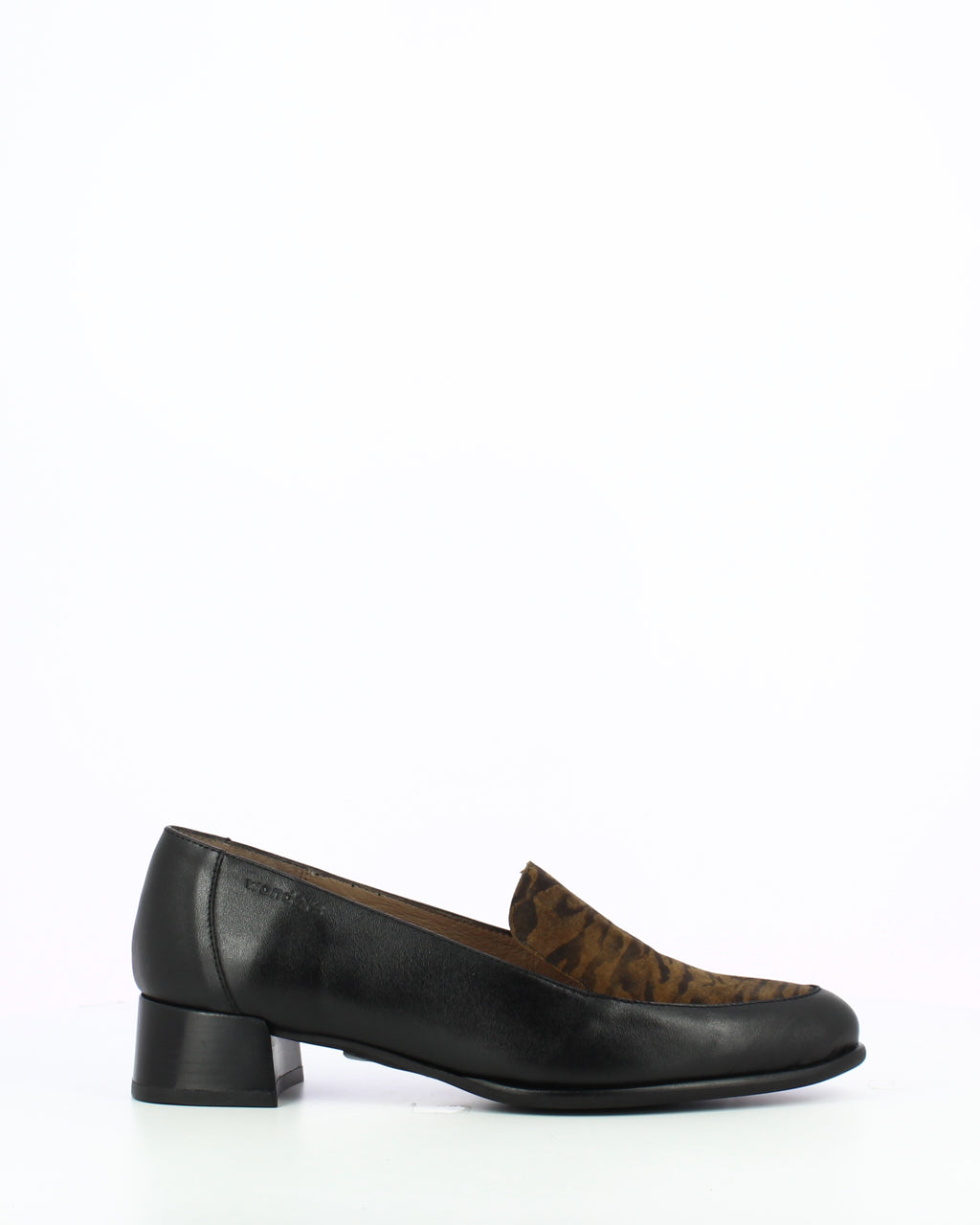 WND 1252-280 BLACK LEATHER ZEBRA BROWN SUEDE