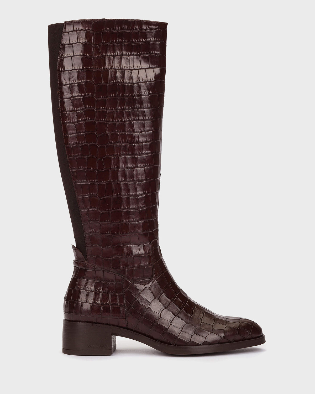 WND 3253 D1808 BROWN CROCO PRINT