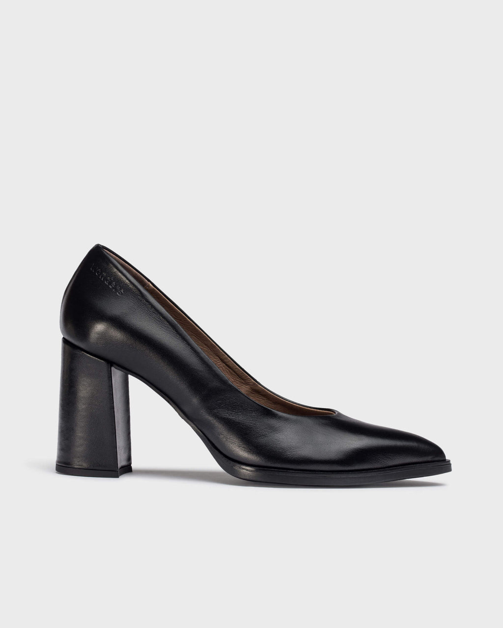 WND 1246 M5420 BLACK LEATHER PUMP