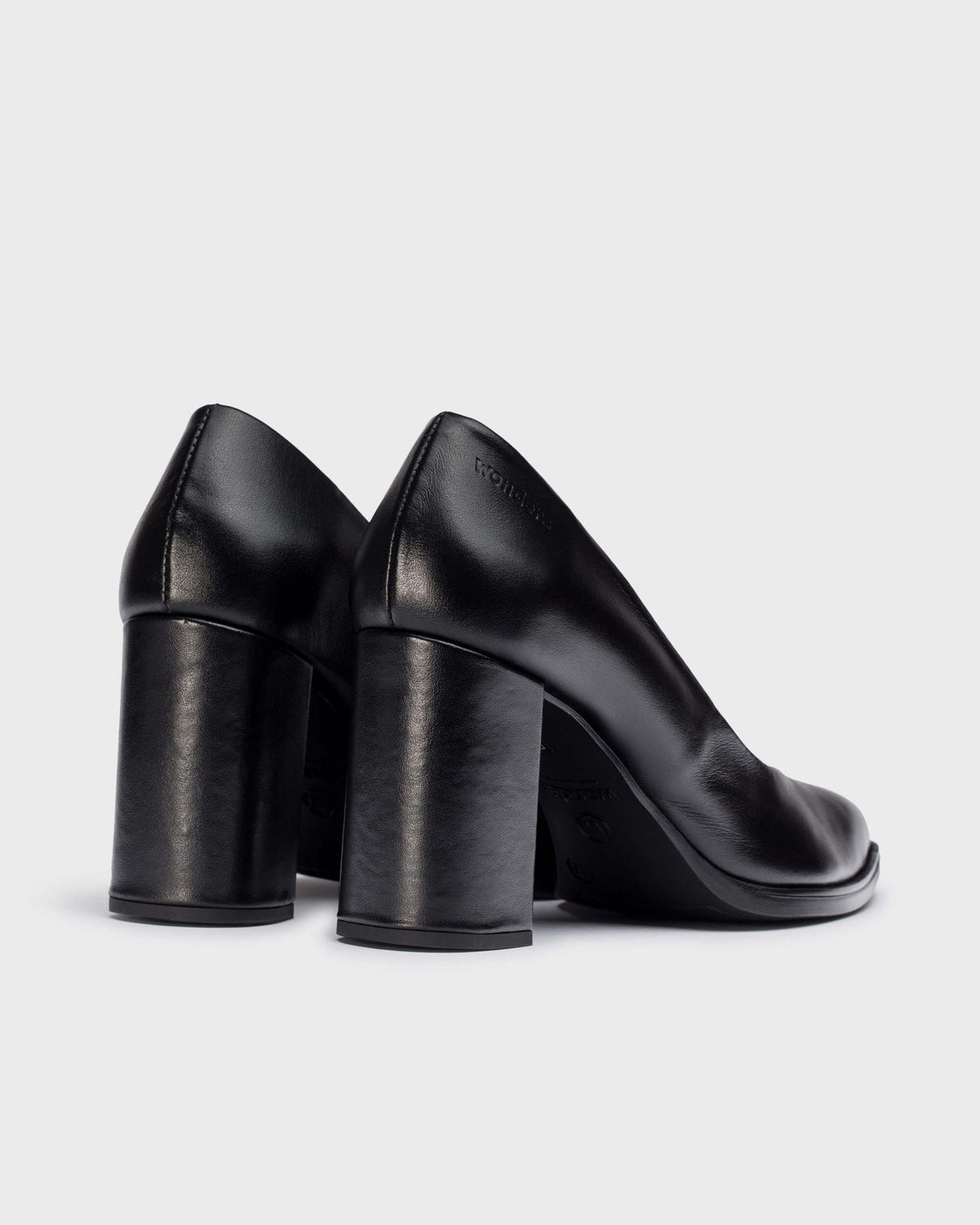 WND 1246 M5420 BLACK LEATHER PUMP