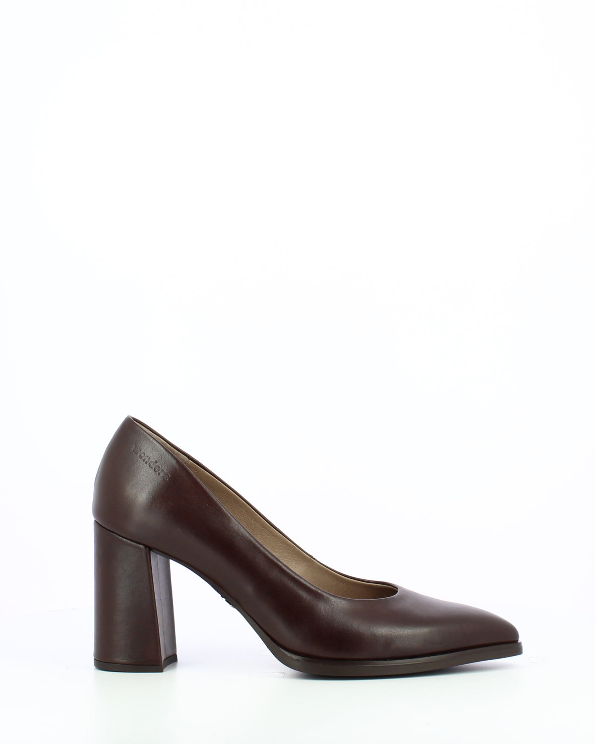 WND 2246 M5420 BROWN LEATHER PUMP