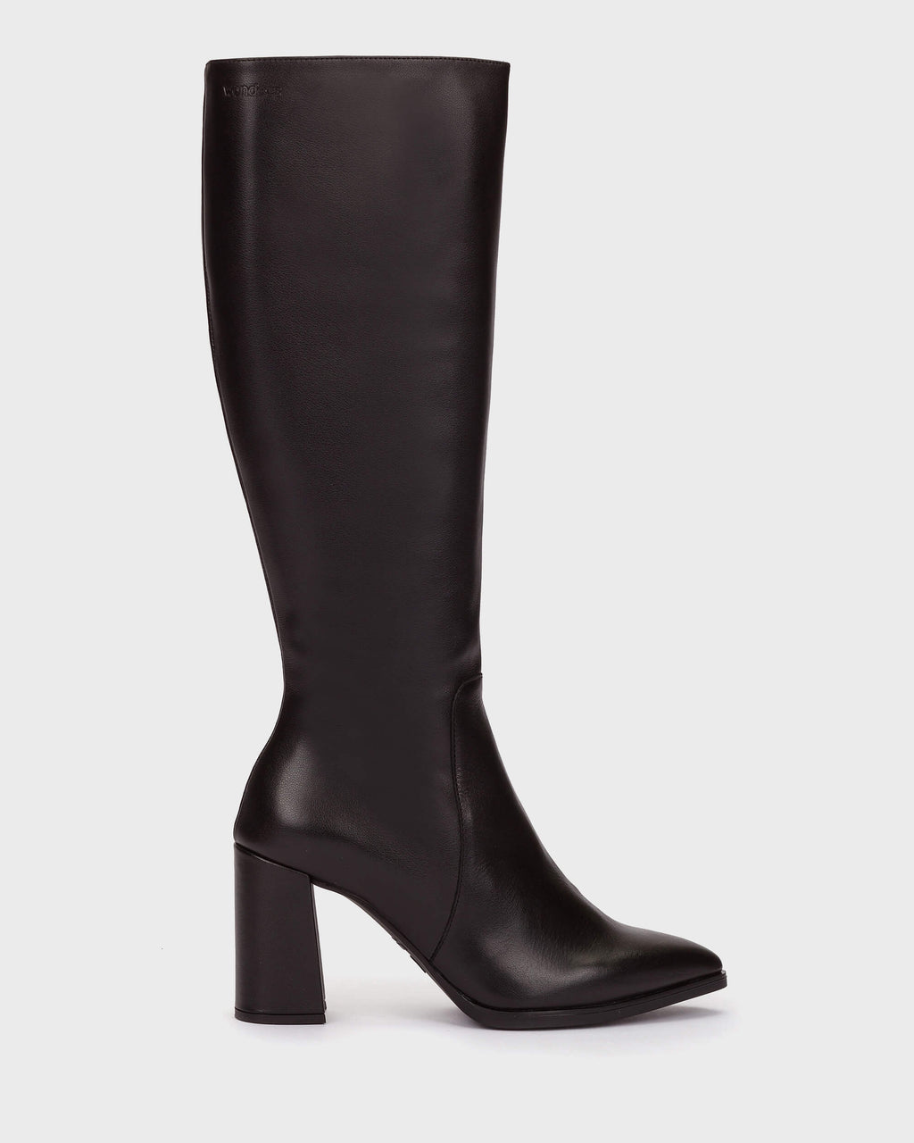 WND 1255 M5432 BLACK LEATHER TALL BOOT