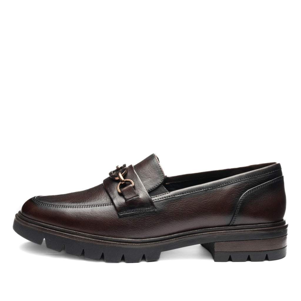 ara 2112-240 Camellia Cacao leather loafer
