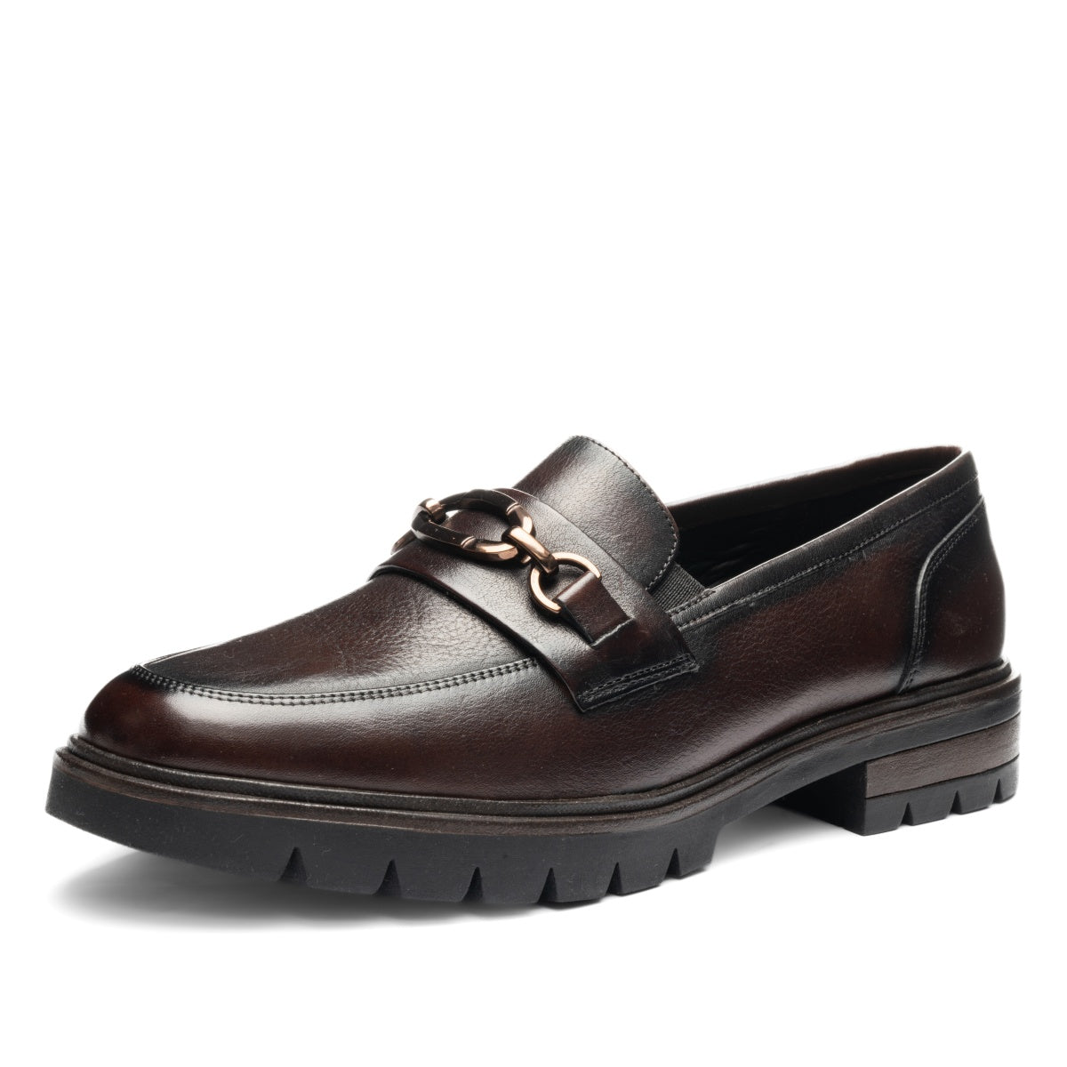 ara 2112-240 Camellia Cacao leather loafer