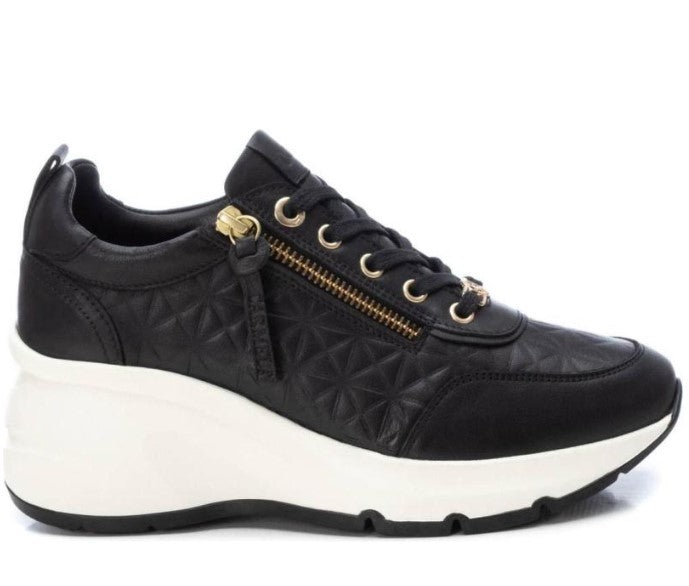 CAR 151-200 BLK SNEAKER WEDGE