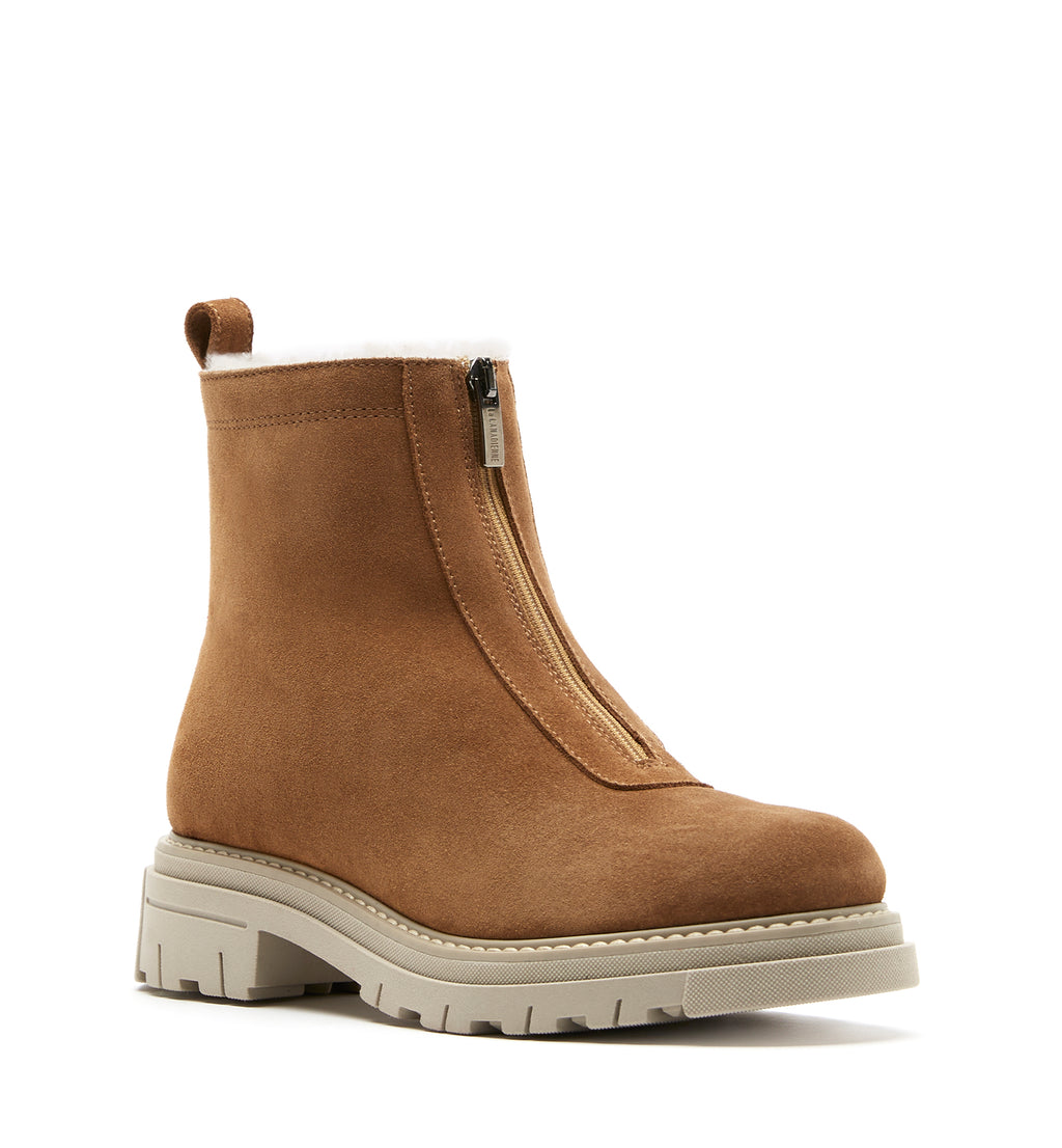 LC DELTA TOFFEE SUEDE SHEARLING