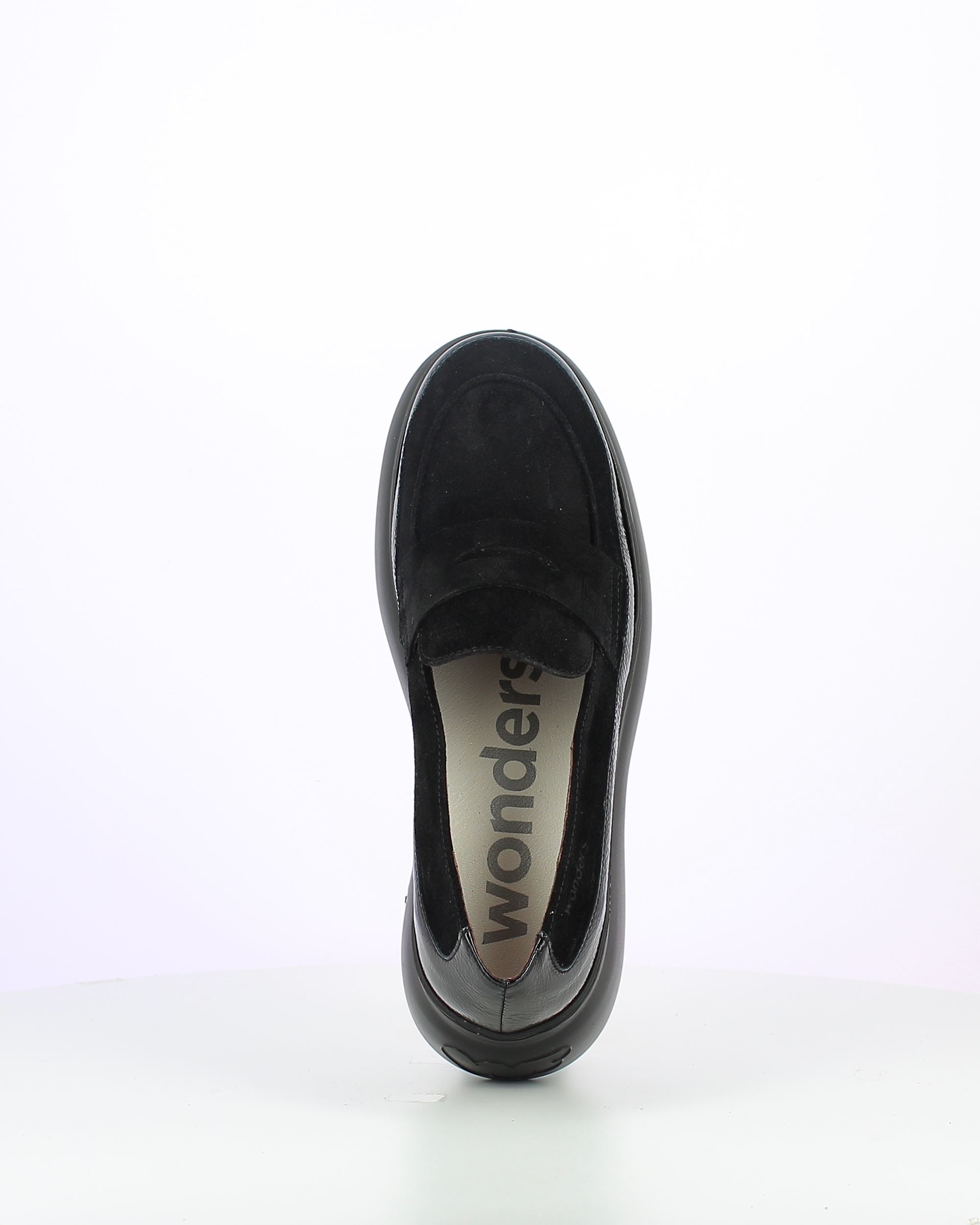 WND 6175-260 BLACK SUEDE LOAFER