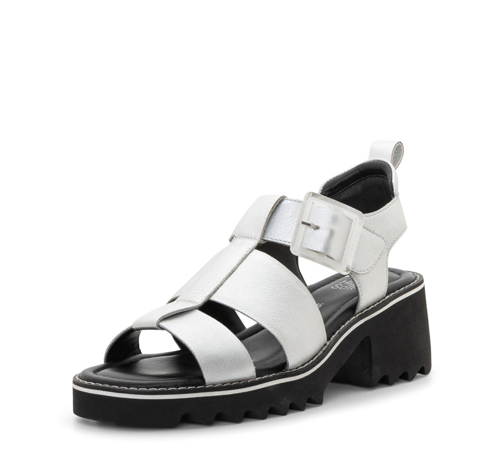 ara 7101-240 Palm silver metallic leather