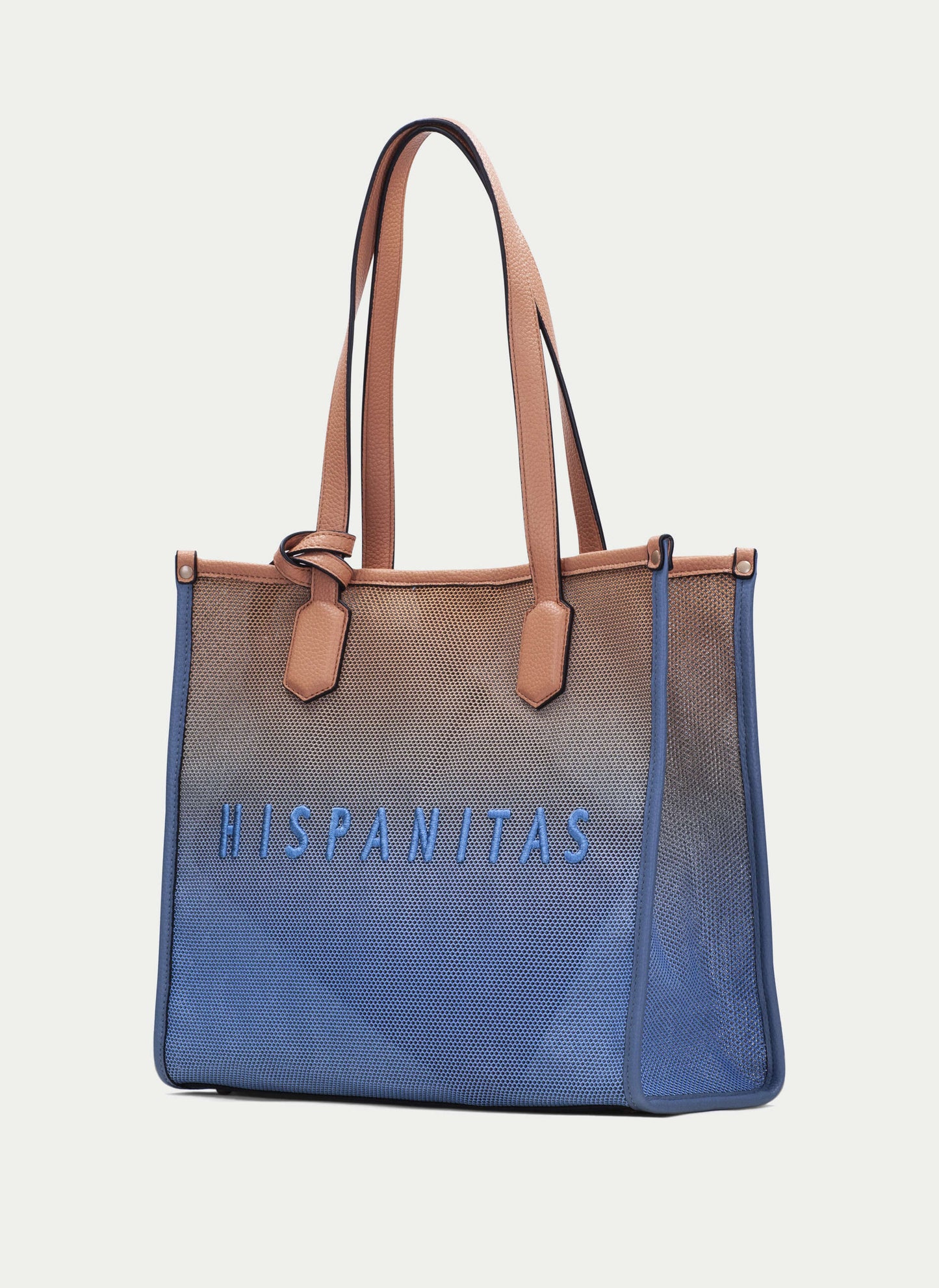 HSP BV243239 Shopper Bag Peach-Azure