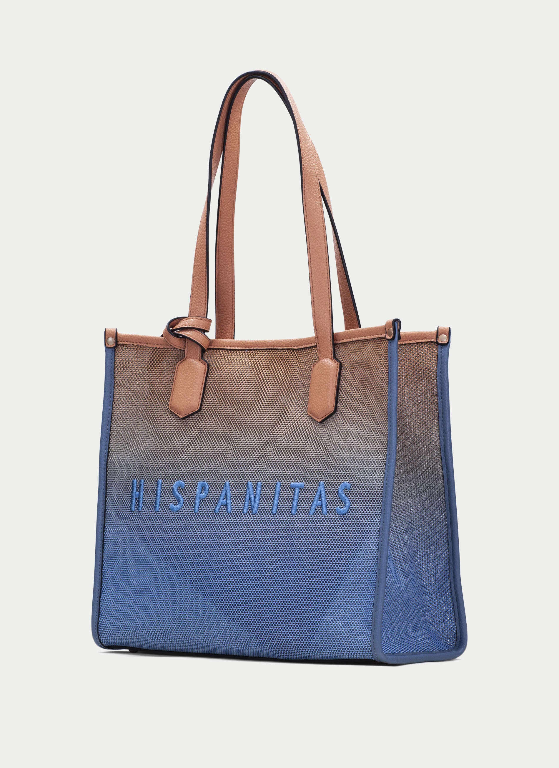 HSP BV243239 Shopper Bag Peach-Azure
