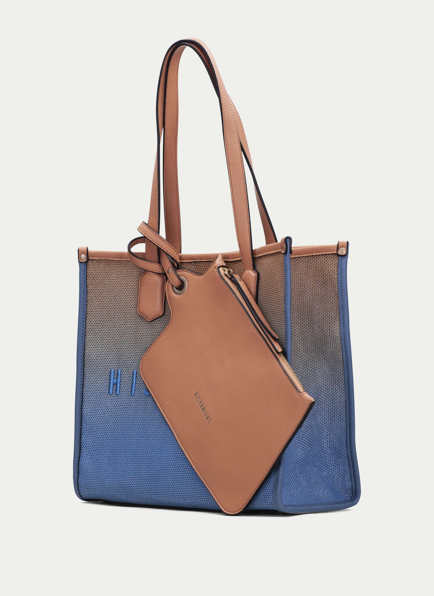 HSP BV243239 Shopper Bag Peach-Azure